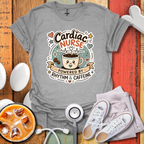 Cardiac Nurse Powered by Rhythm & Caffeine T-Shirt