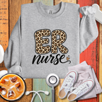 ER Nurse Leopard Print Sweatshirt