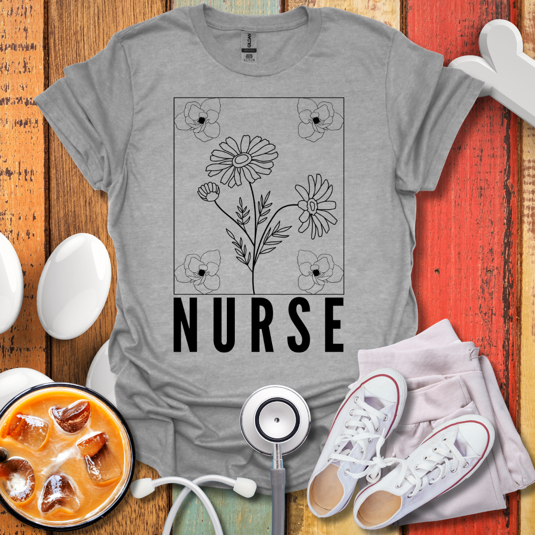 Nurse Flower t-Shirt