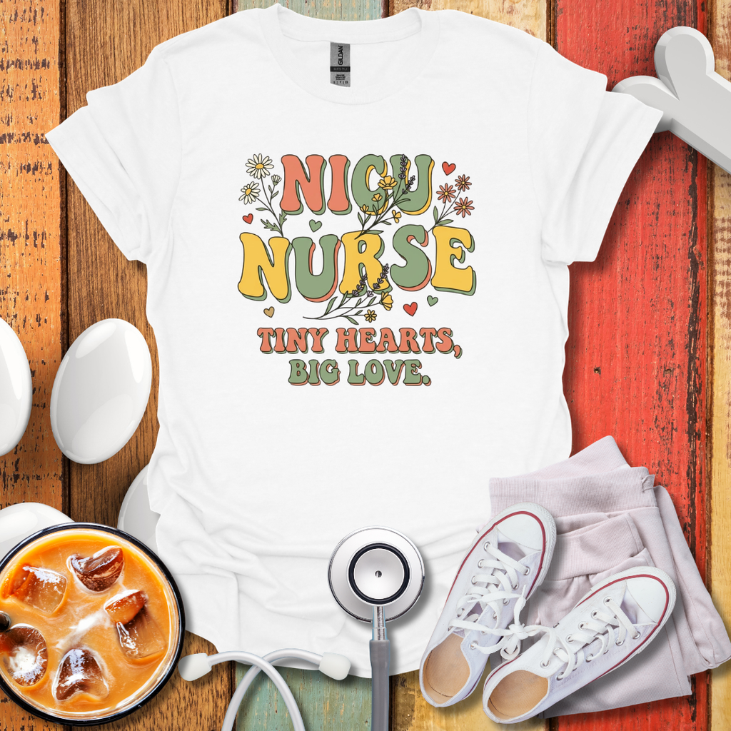 Nicu Nurse Tiny Hearts T-Shirt