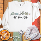 OR Nurse Cute Medical Icons Sweatshirt