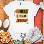 Med Pass Chart Repeat T-Shirt